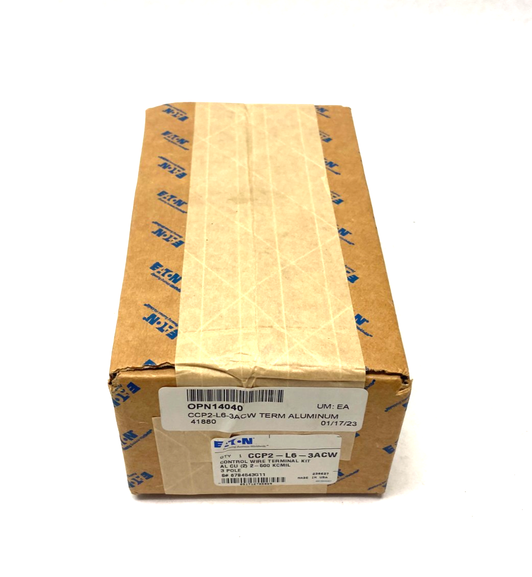 Eaton CCP2-L6-3ACW Bussmann Series CCP/CCD Terminal Wire Control Kit - Maverick Industrial Sales
