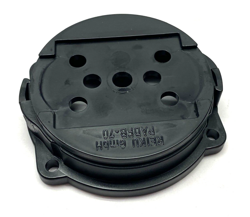 Reiku PADFB-70 Rotary Flange Seal Fitting 7-Hole 70mm Black Polyamide - Maverick Industrial Sales