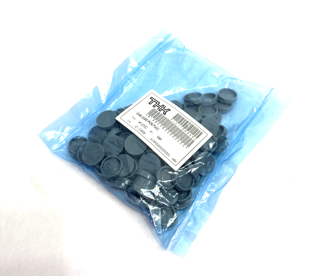 THK CV6 Rail Caps, Gray, PKG OF 100 - Maverick Industrial Sales