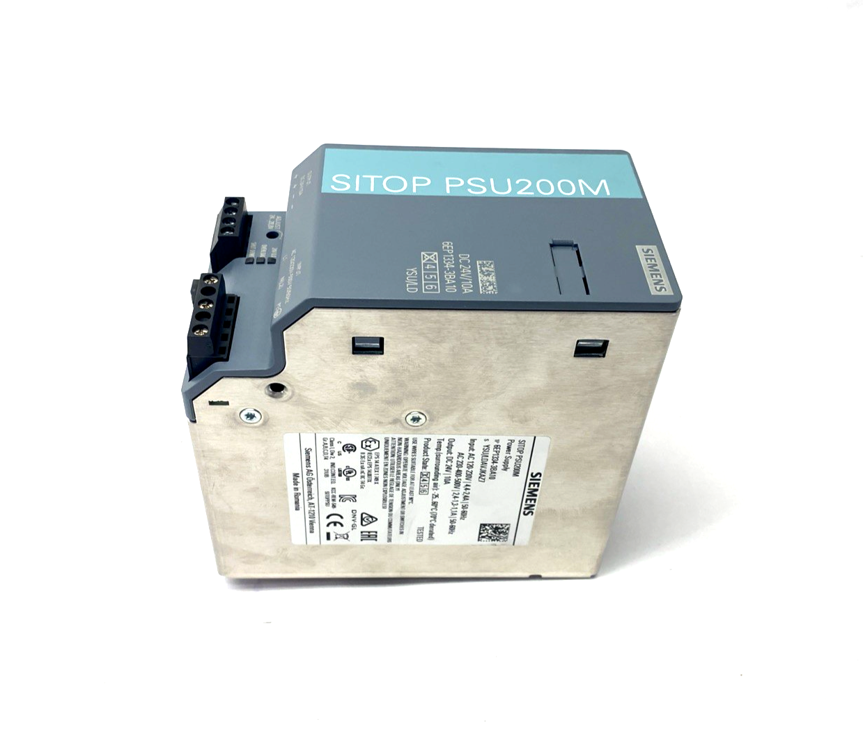 Siemens 6EP1334-3BA10 SITOP PSU200M Power Supply 120/230-500VAC 24VDC 10A - Maverick Industrial Sales