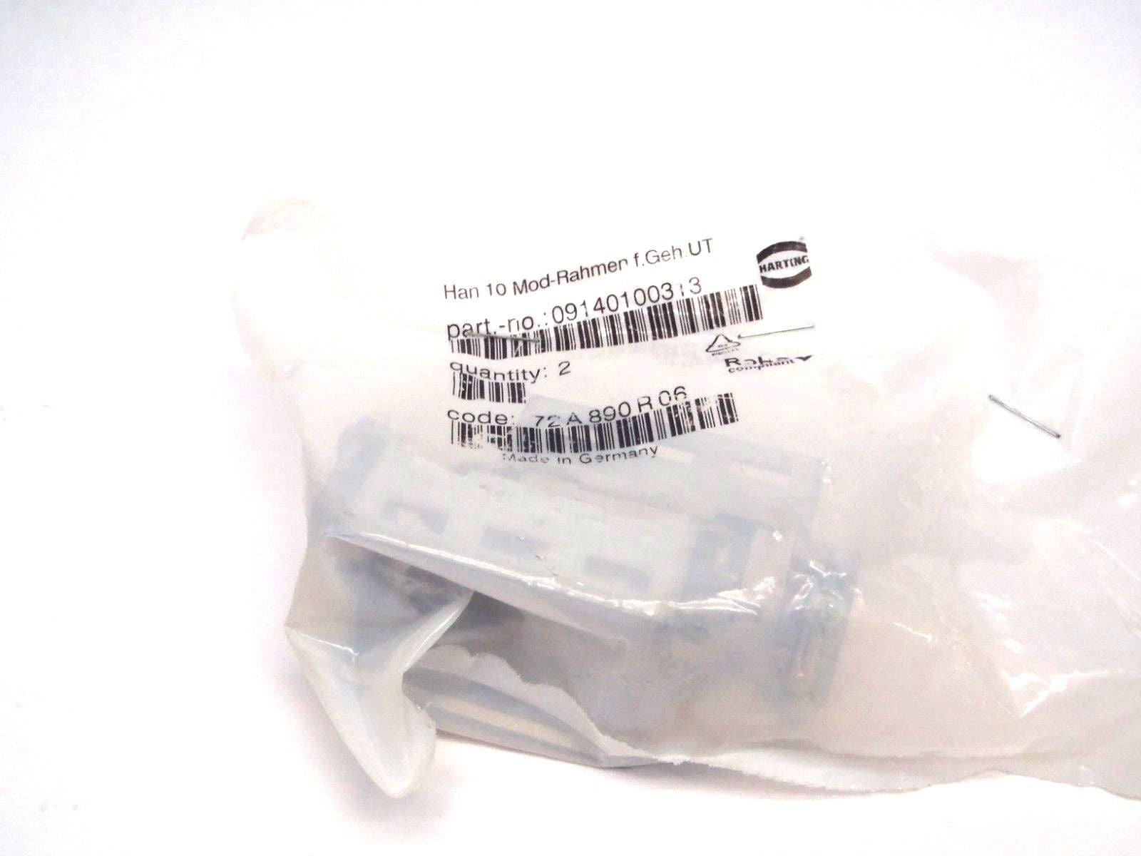Harting 0914 010 0303 Hinged Frame Connector Module LOT OF 2 - Maverick Industrial Sales