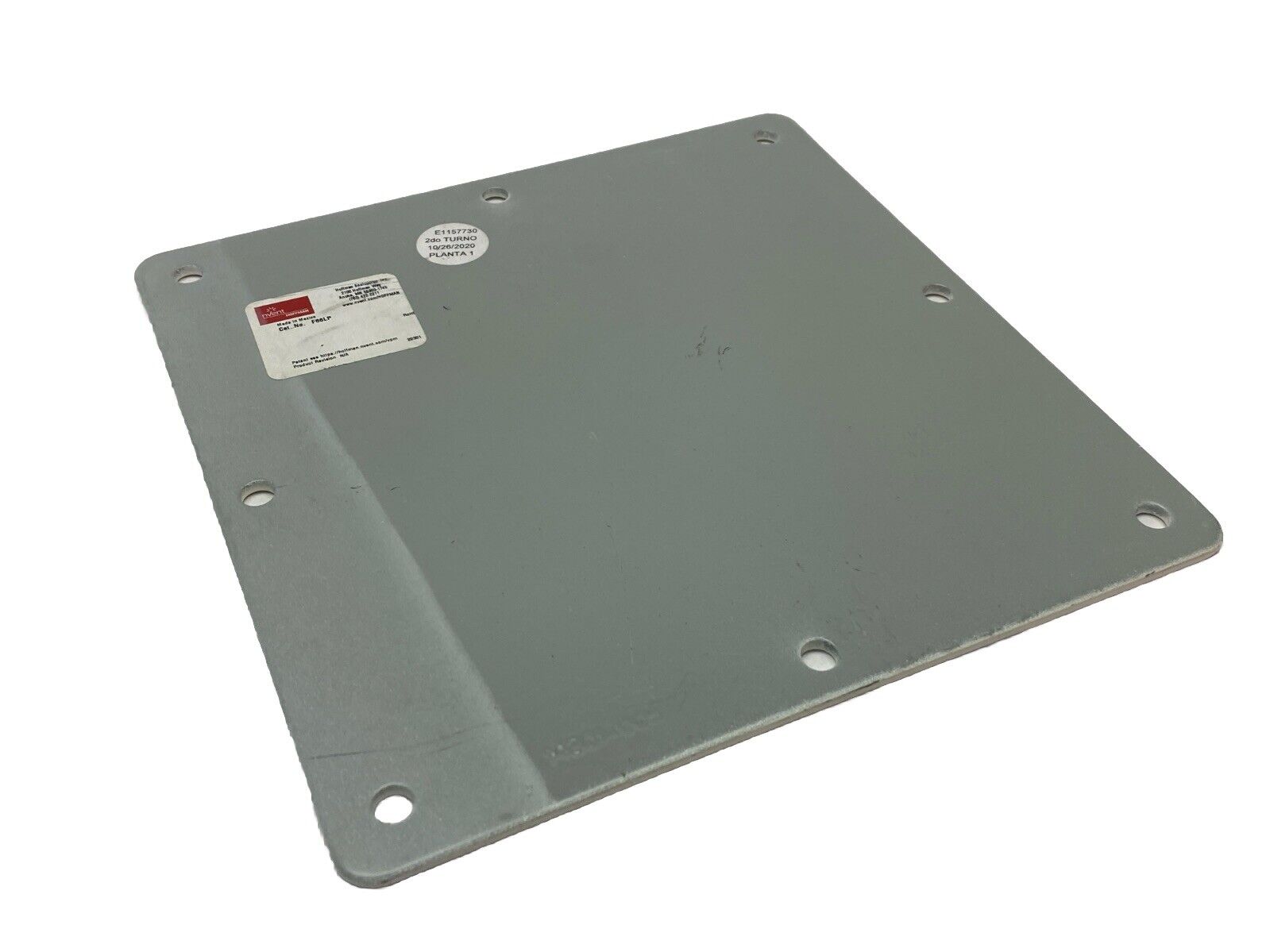 Hoffman F66LP Closure Plate Hinged-Cover Lay-In Wireway 6.00x6.00 White - Maverick Industrial Sales