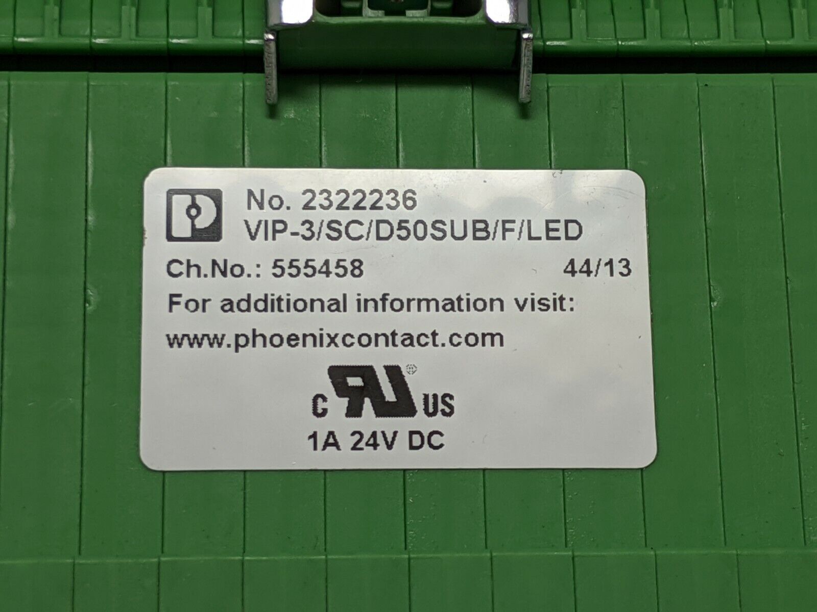 Phoenix Contact VIP-3/SC/D50SUB/F/LED D-sub Interface Module 50 Pole 2322236 - Maverick Industrial Sales