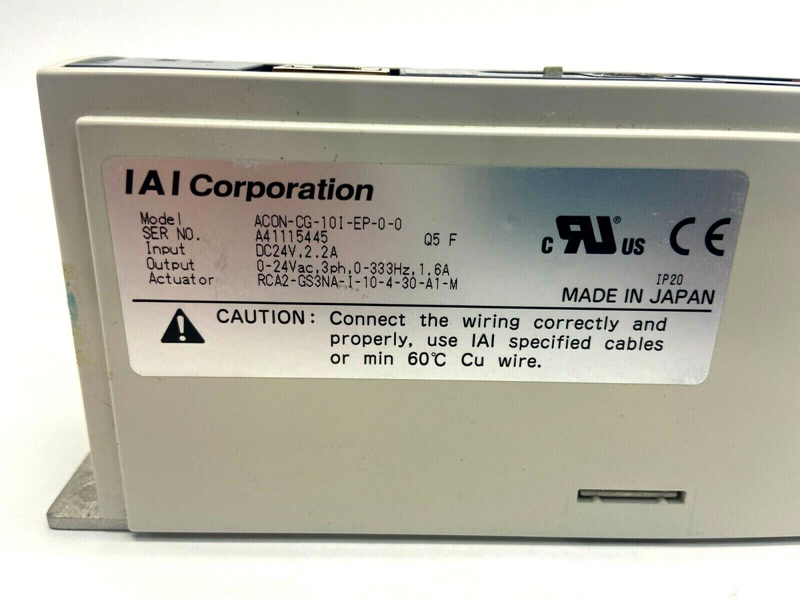IAI ACON-CG-10I-EP-0-0 Ethernet/IP Field Network Controller 10W DC24V - Maverick Industrial Sales