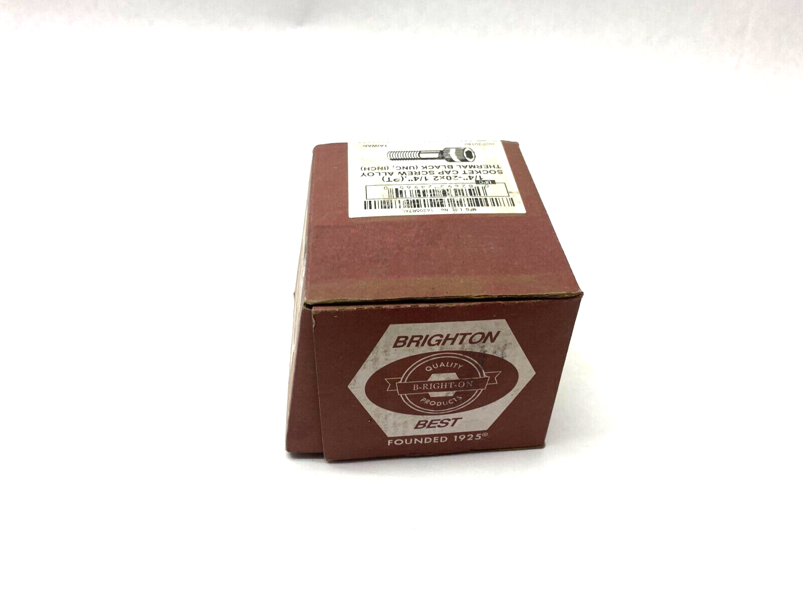Brighton 011163 Thermal Black Alloy Socket Cap Screw 1/4"-20x2-1/4" BOX OF 100 - Maverick Industrial Sales