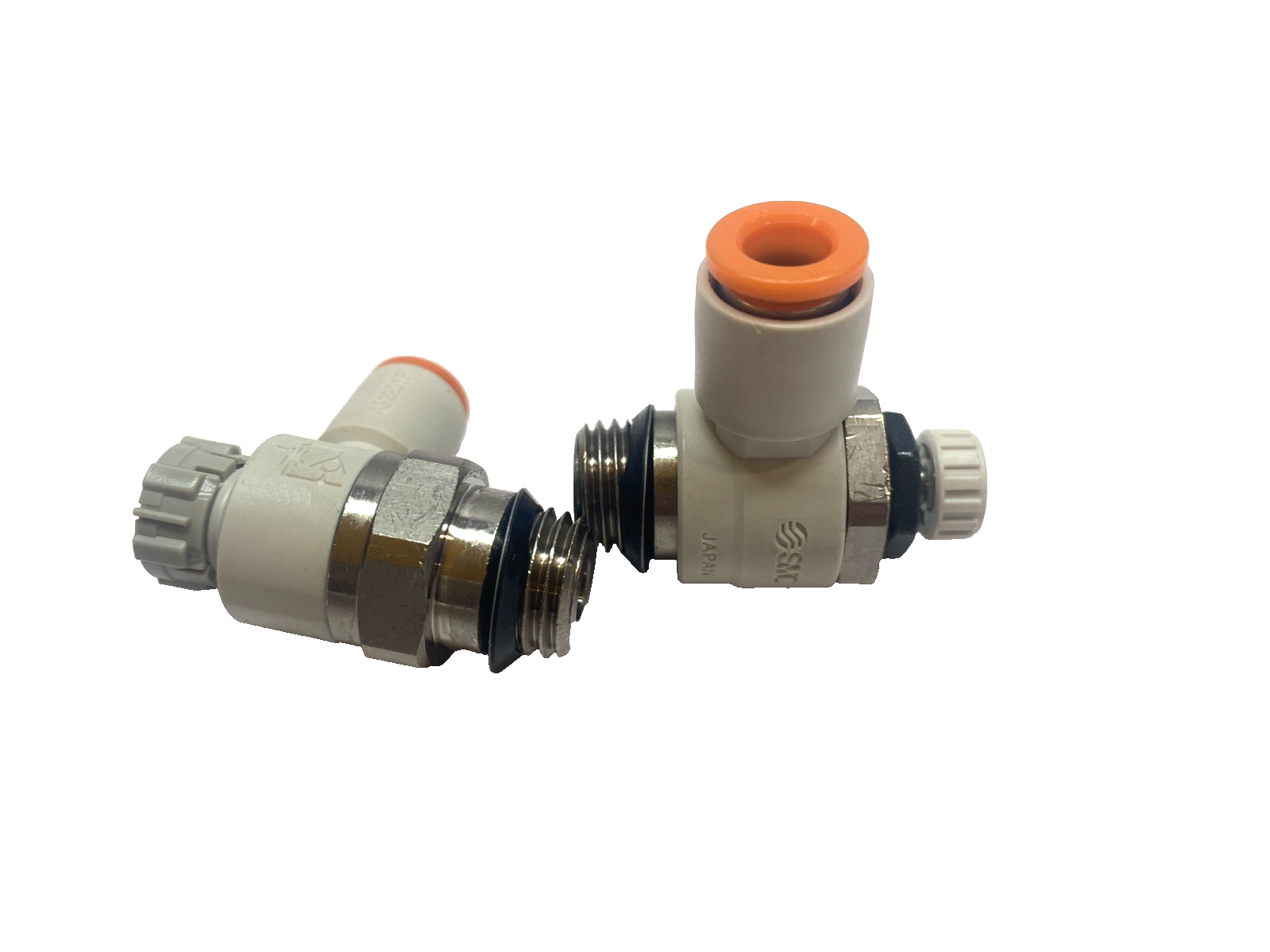 SMC AS3201F-N03-07SD Flow Control Elbow Fitting LOT OF 2 - Maverick Industrial Sales