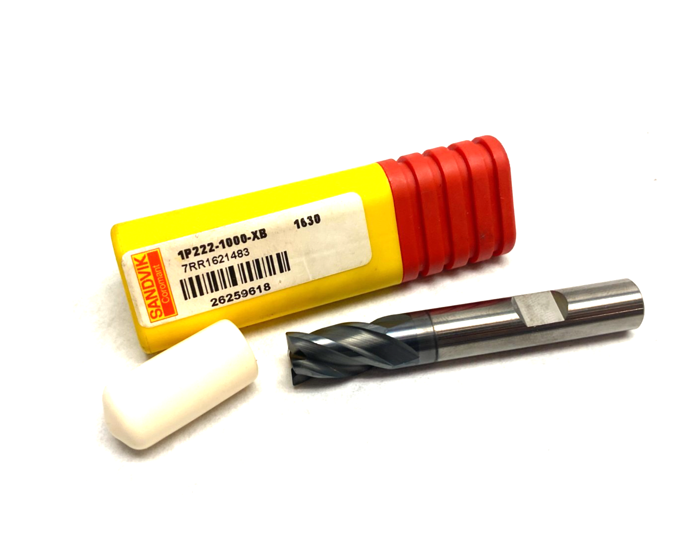 1P222-1000-XB 1630 | Sandvik 26259618 CoroMill® Plura Solid Carbide End Mill - New – Open box - Maverick Industrial Sales