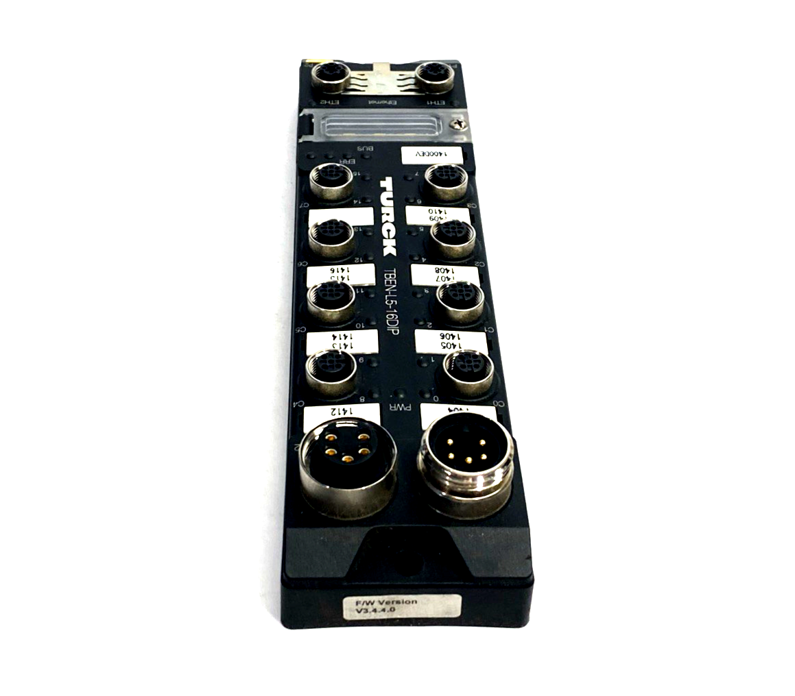 TBEN-L5-16DIP | Turck Compact Multiprotocol I/O Module For Ethernet 6814085 - Used - Maverick Industrial Sales