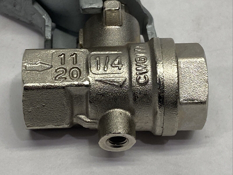 Parker CW617N Stainless Steel Ball Valve 1/4" NPT PN14 DNB 200 PSI - Maverick Industrial Sales