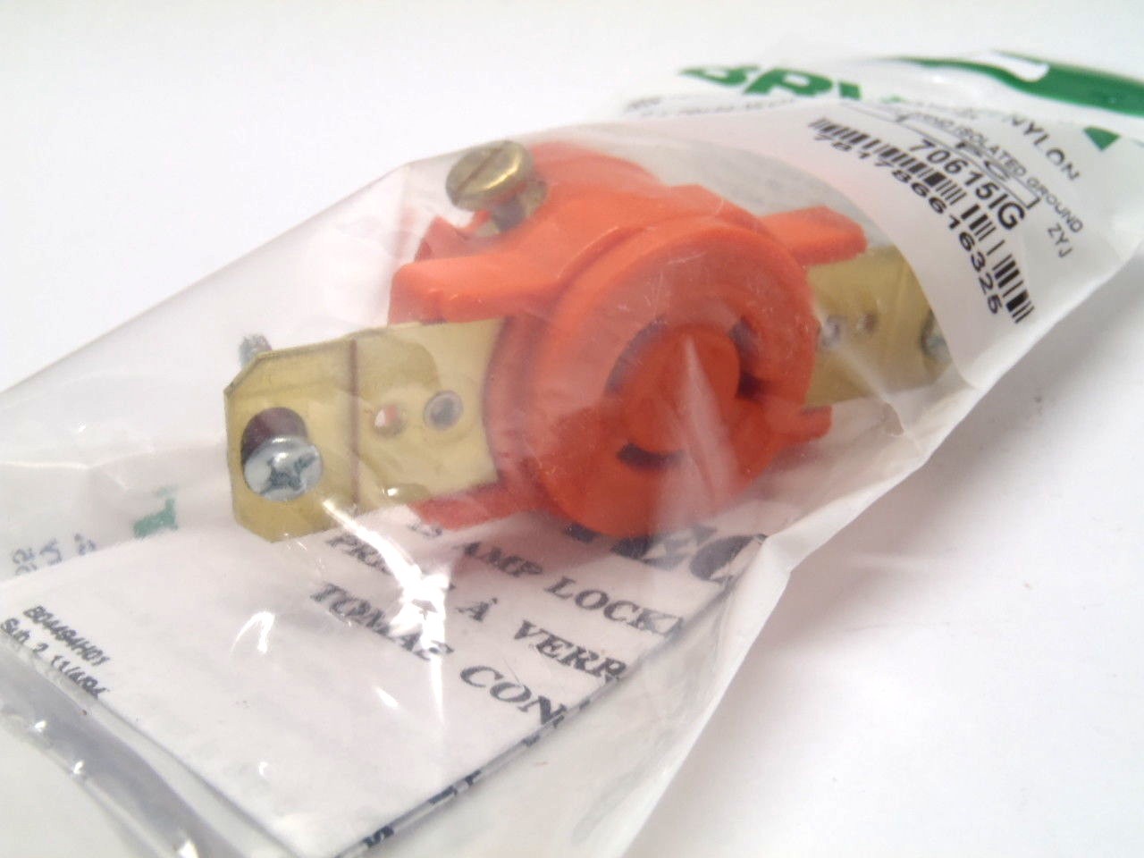 Bryant 70615IG Locking Receptacle Isolated Ground L6-15R - Maverick Industrial Sales