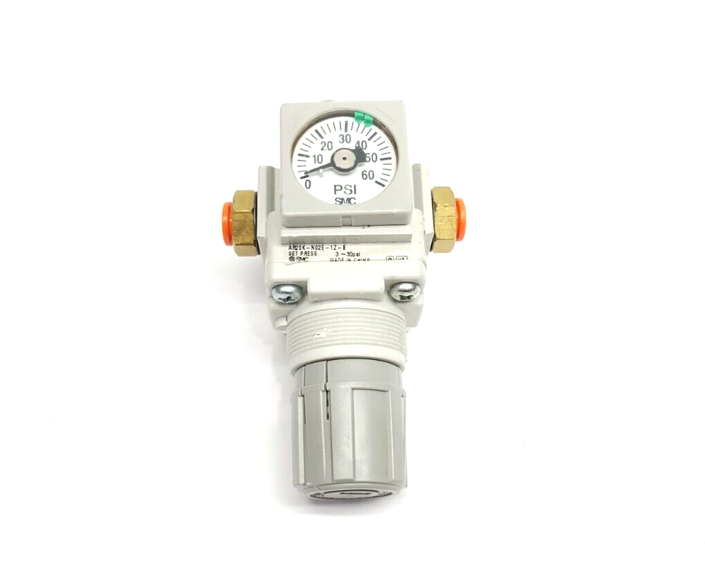 SMC AR20K-N02BE-1Z-B-X34US30-100 Pneumatic Regulator 1/4" NPT AR20K-N02E-1Z-B - Maverick Industrial Sales