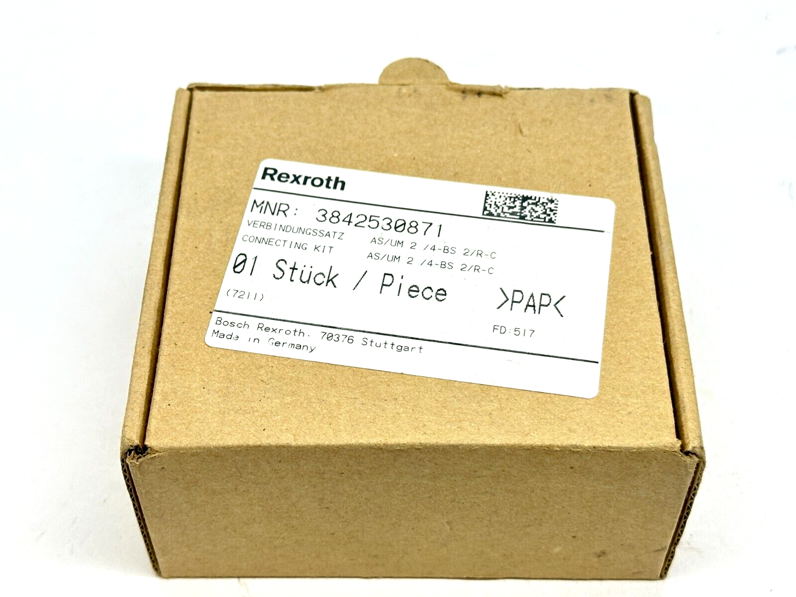 Bosch Rexroth 3842530871 AS/UM 2 /4-BS 2/R-C Connection Kit - Maverick Industrial Sales