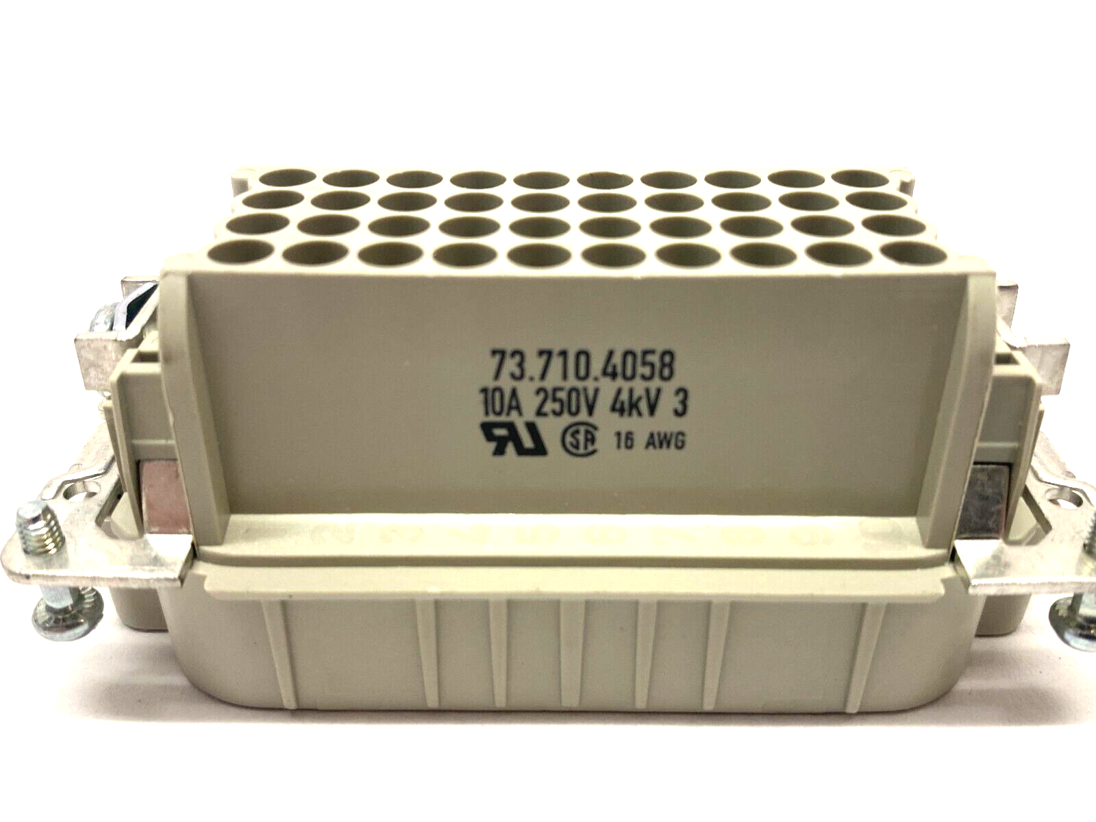 Wieland 73.710.4058 Heavy Duty Connector Insert 40+PE Contacts - Maverick Industrial Sales