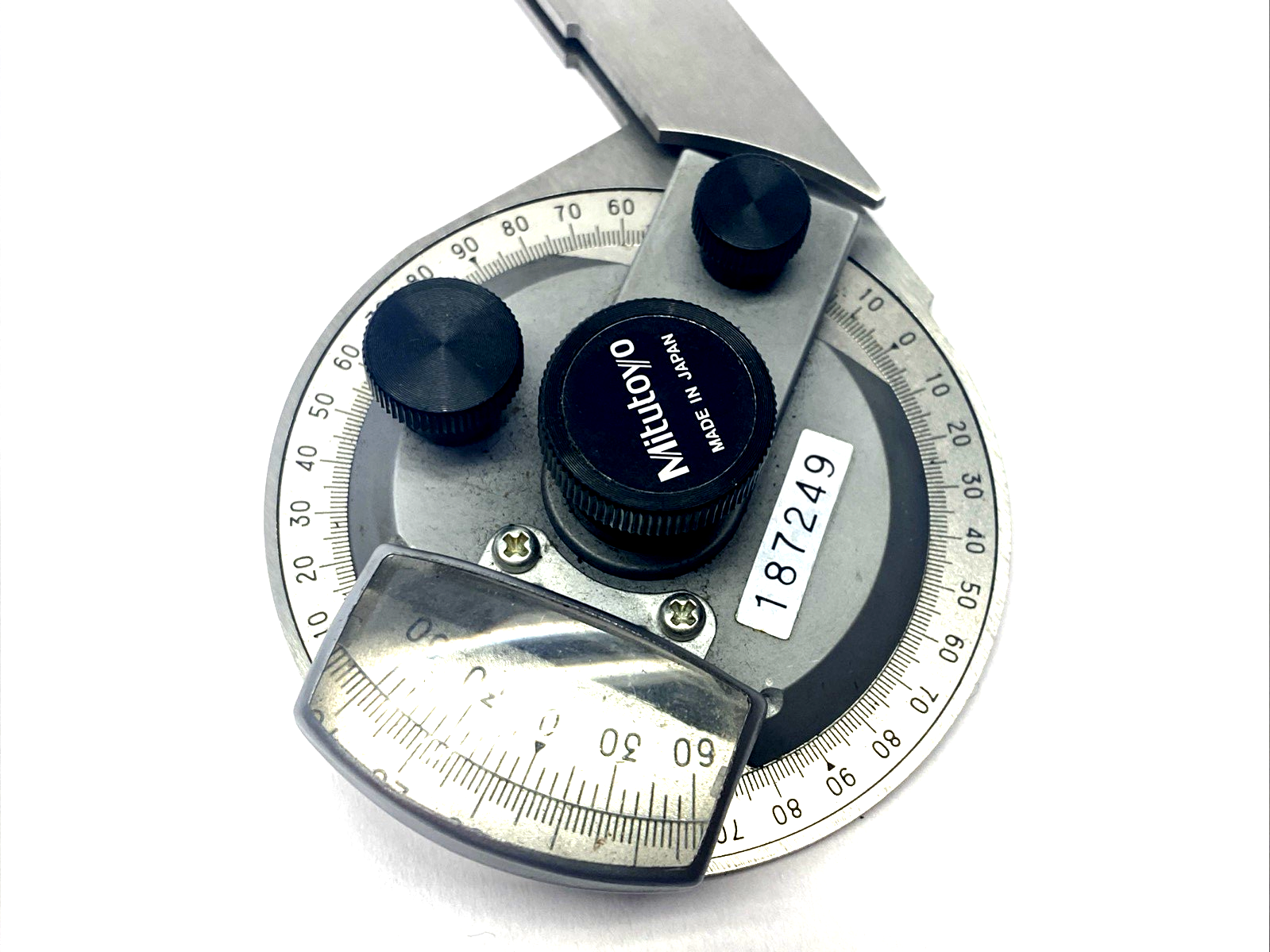 Mitutoyo 187-902-10 Universal Bevel Protractor - Maverick Industrial Sales