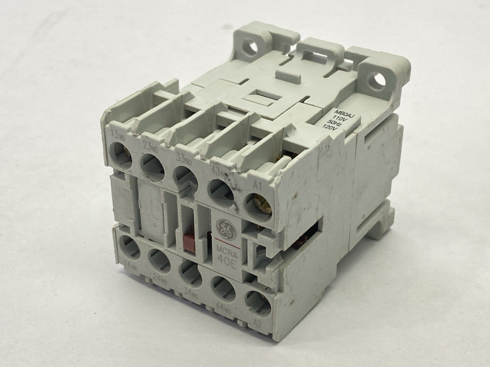 General Electric MCRA40E Auxiliary Mini Control Relay 110/120V MBOAJ Coil - Maverick Industrial Sales