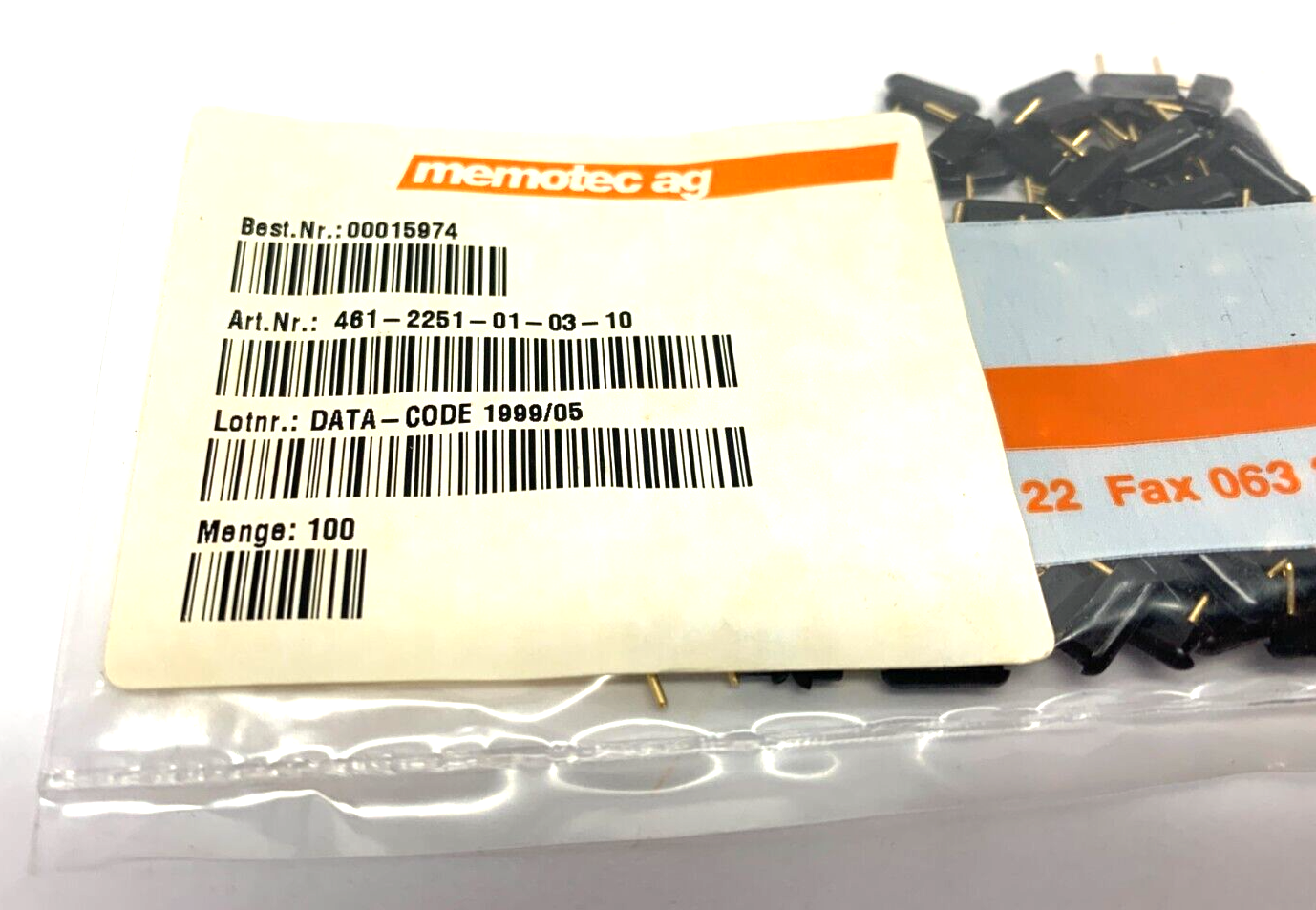 461-2251-01-03-10 | Camboin Electric Shorting Link Plug Black And Gold PACK OF 100 - New - Maverick Industrial Sales