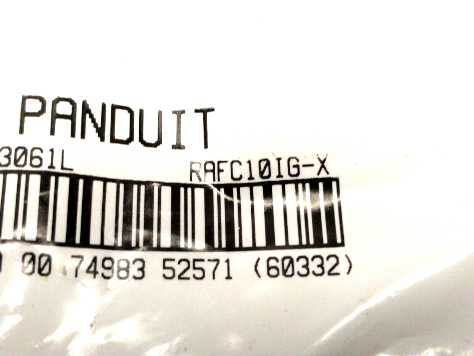 Panduit RAFC10IG-X Surface Raceway LD10/LDPH10 Gray, Right Angle LOT OF 6 - Maverick Industrial Sales