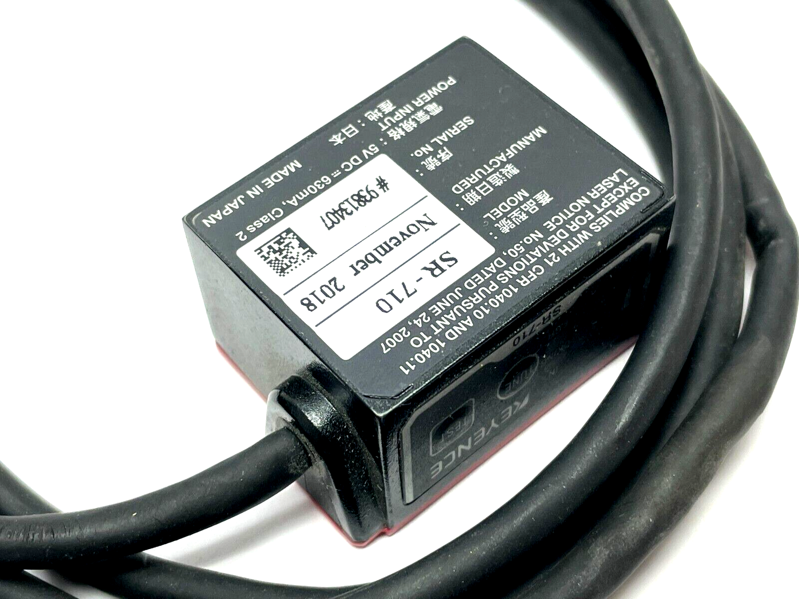 SR-710 | Keyence Ultra-Compact Fixed type Code Reader, Middle Range Type - Used - Maverick Industrial Sales