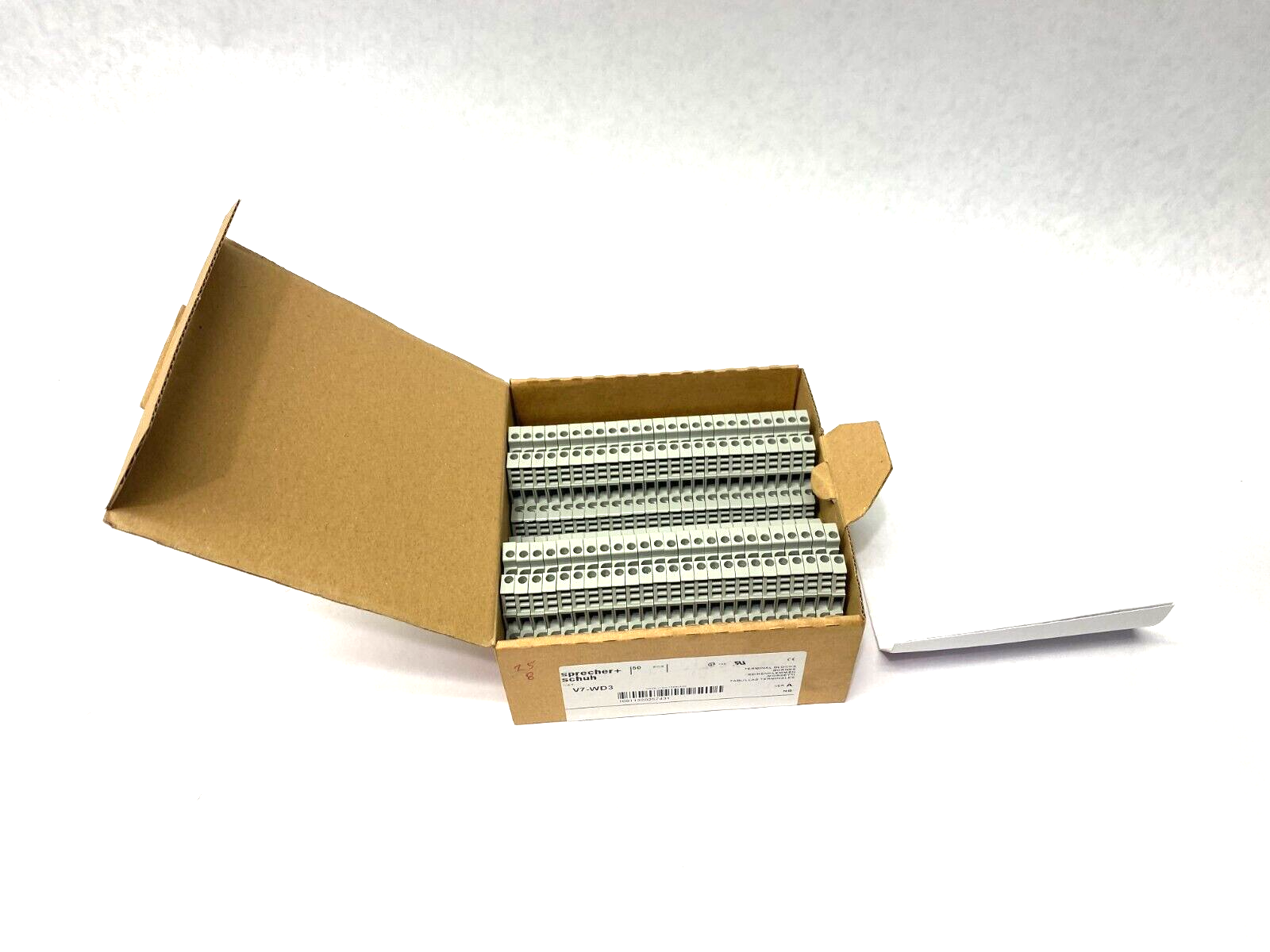 Sprecher+Schuh V7-WD3 Ser. A Terminal Block Gray BOX OF 50 - Maverick Industrial Sales