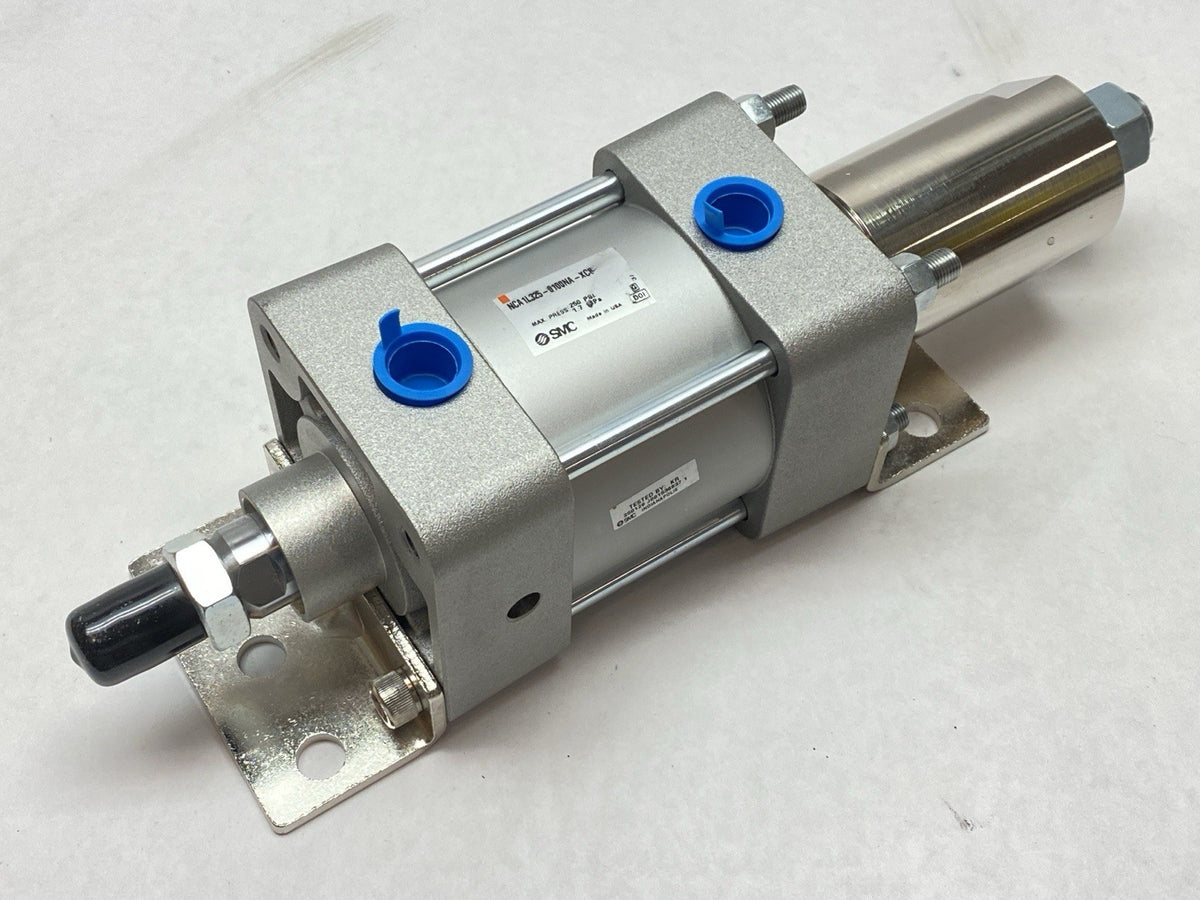 NCA1L325-0100NA-XC8 | SMC Pneumatic Tie Rod Cylinder 3.25" Bore 1" Stroke - New – Open box - Maverick Industrial Sales