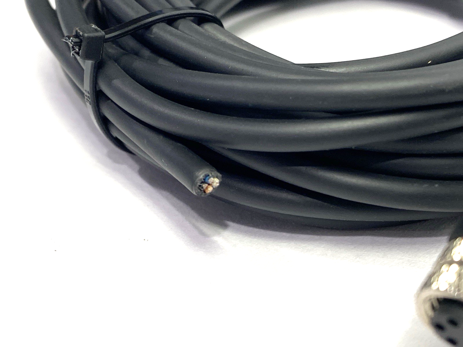 OP-88715 | Keyence Single Ended Female Cordset M8 4-Pin CUT TO 4m - Used - Maverick Industrial Sales