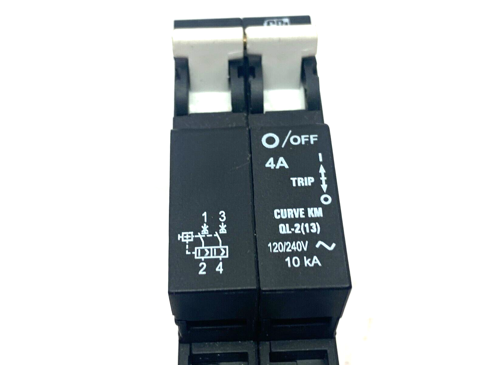 CBI QL28KM04 Circuit Breaker 2-Pole 4A QL-2(13)-DM-KM-4A - Maverick Industrial Sales