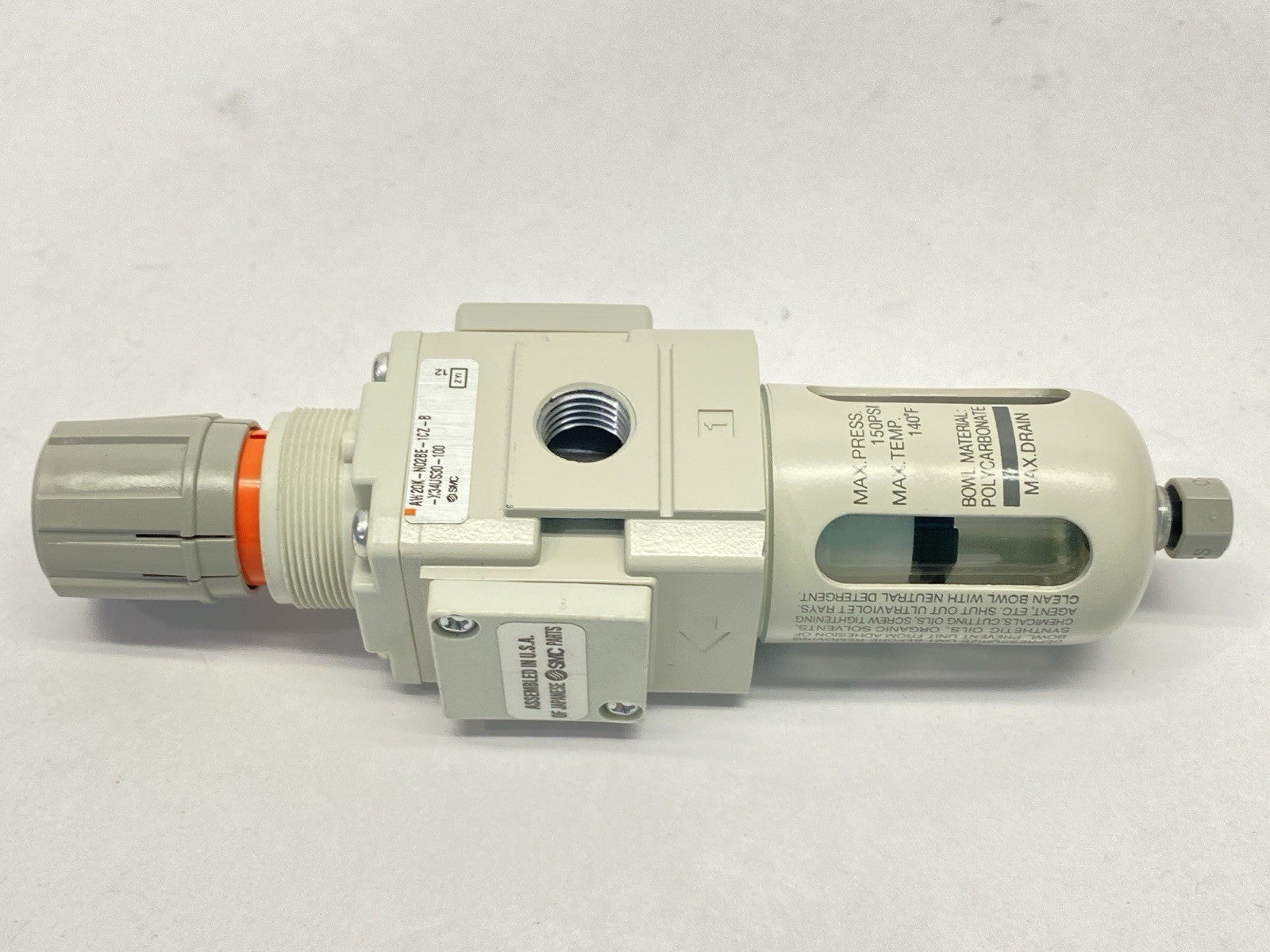 AW20K-N02E-1CZ-B | SMC Pneumatic Filter Regulator - New – Open box - Maverick Industrial Sales