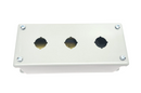 Hoffman E3PBG Type 12 3-Button Pushbutton Enclosure 22.5mm Holes - Maverick Industrial Sales