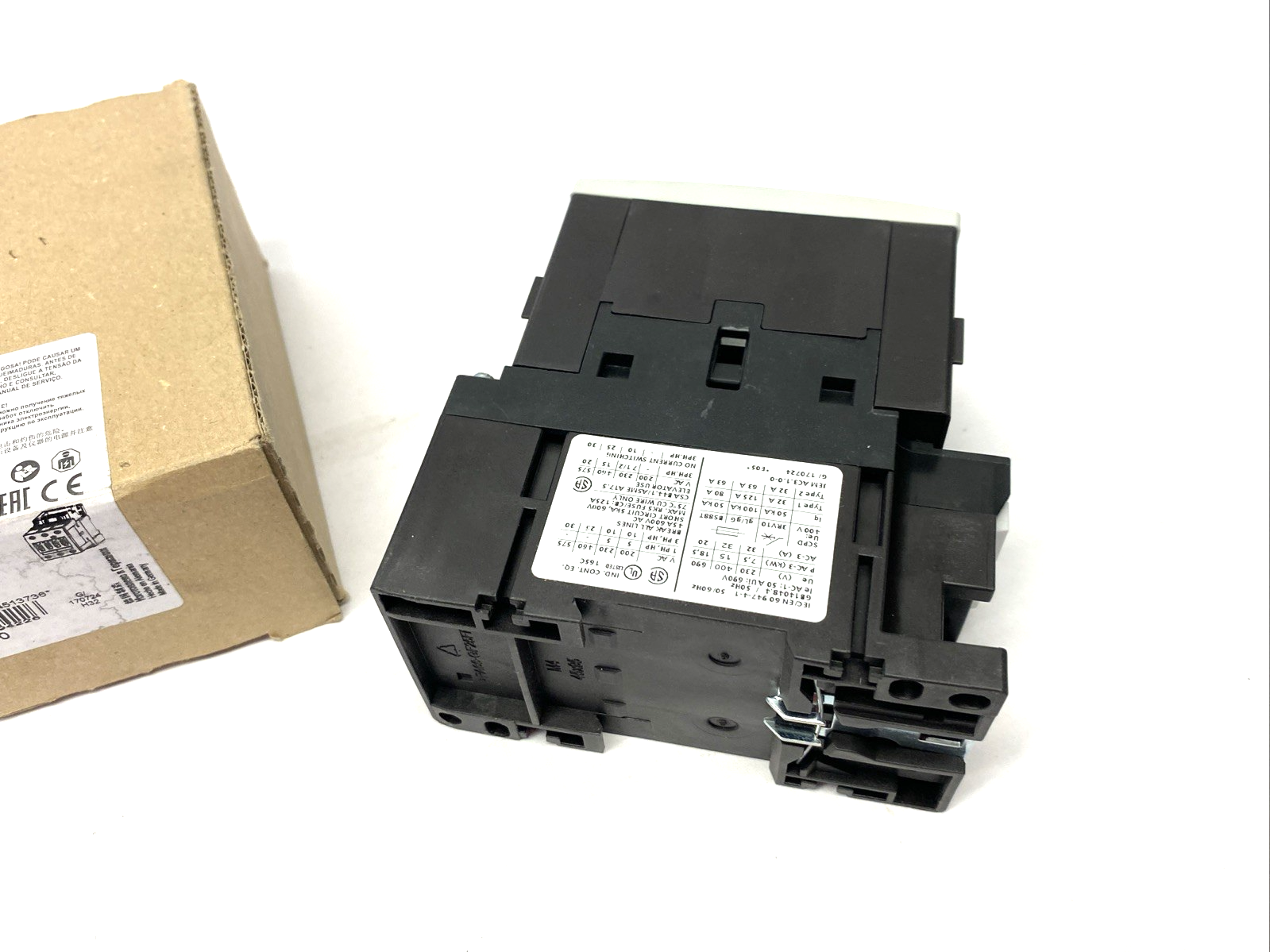 Siemens 3RT1034-1AF00 SIRIUS Power Contactor AC-3 15 KW/400V AC - Maverick Industrial Sales