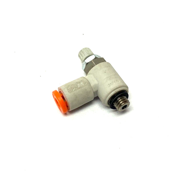 SMC AS1201F-M3-01 One-Touch Flow Control Fitting 1/8" OD Tube M3 x 0.5 Thread - Maverick Industrial Sales