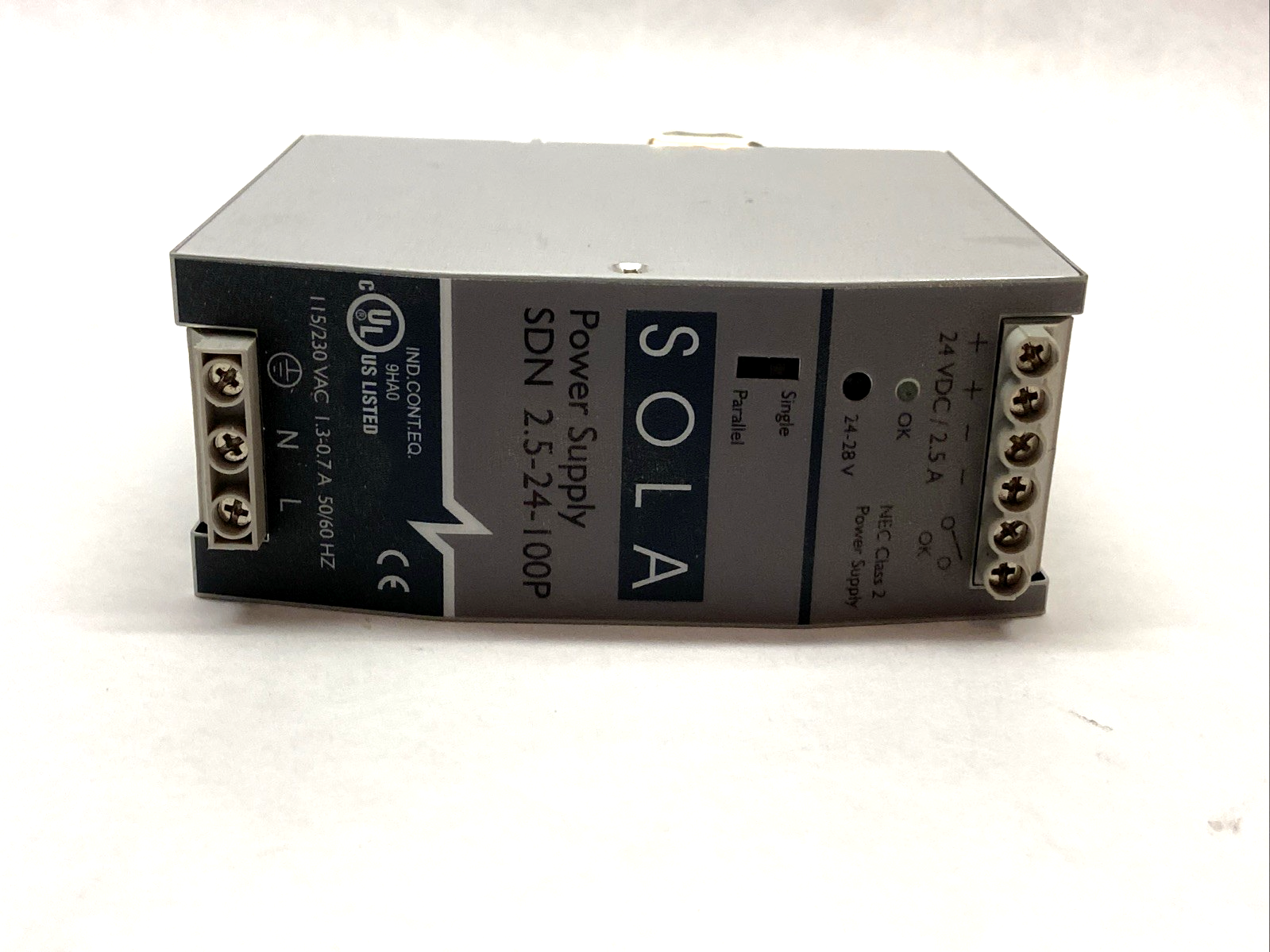 SolaHD SDN2.5-24-100P Power Supply AC-DC 24V 2.5A 85-132/176-264V - Maverick Industrial Sales