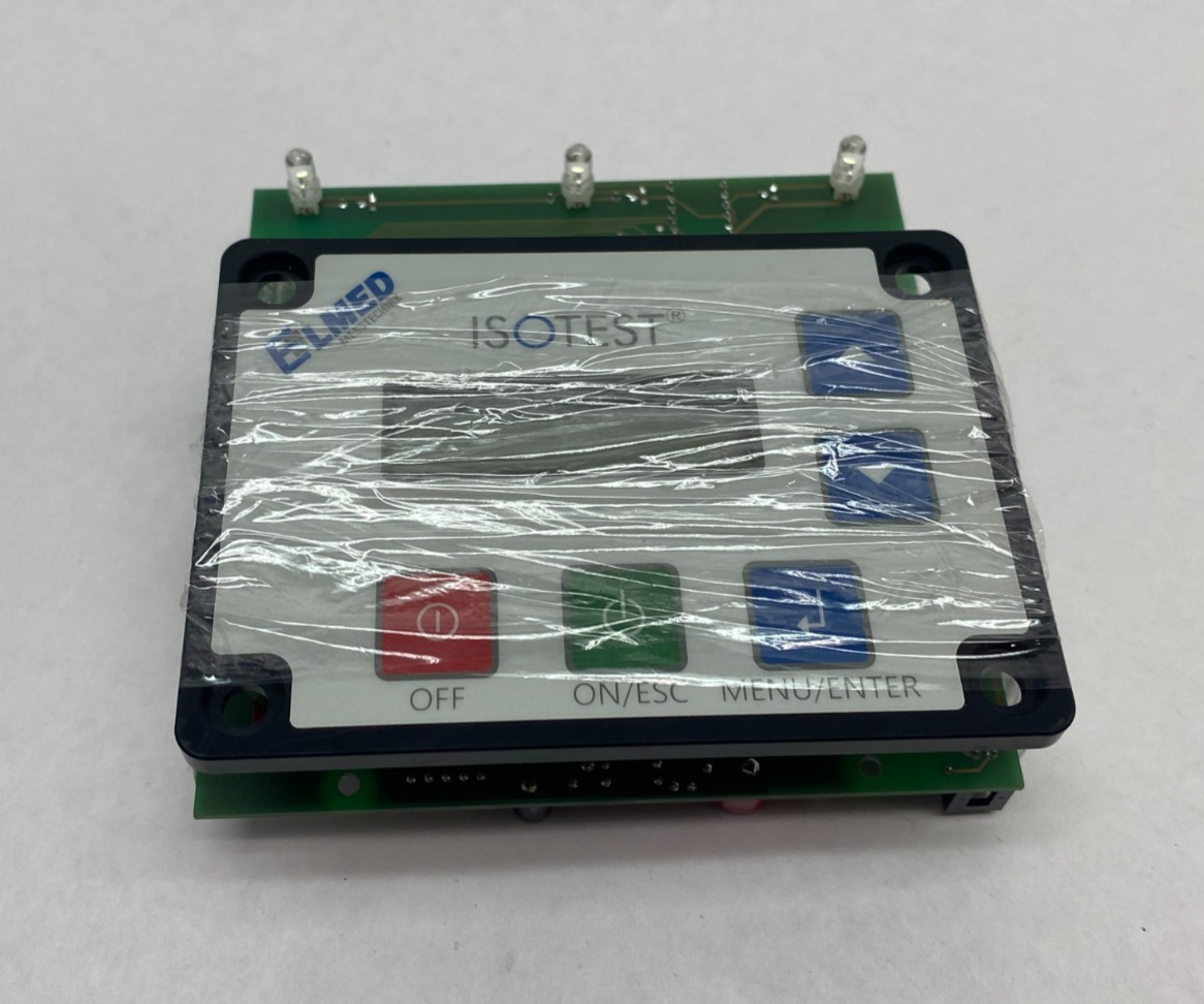 0115001020 | ELMED ISOTEST Holiday Detector Digital Panel Assembly INTF-BIDIR - Used - Maverick Industrial Sales