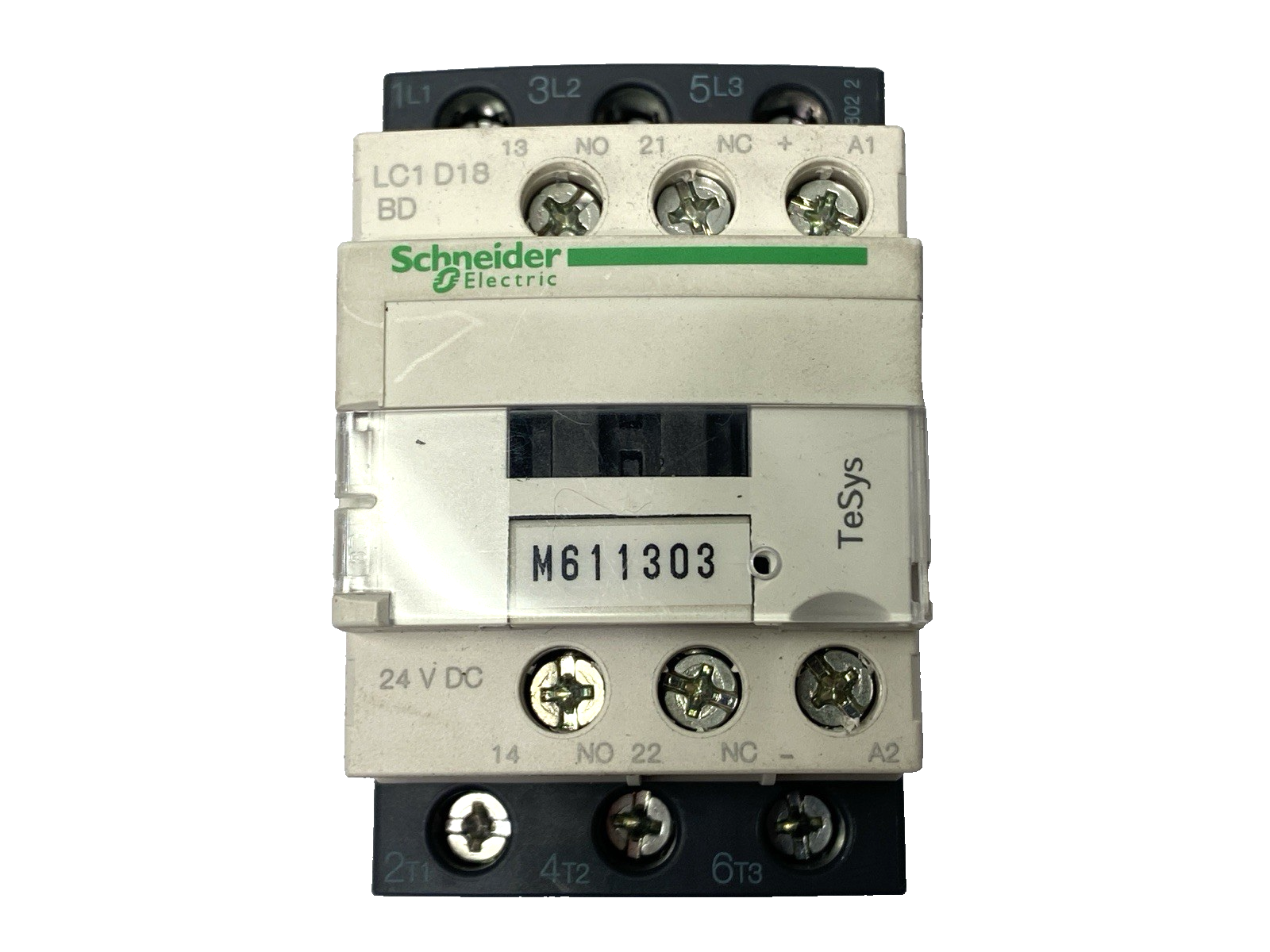 Schneider Electric LC1D18BD TeSys Deca IEC Contactor 3-Phase 24VDC Coil 18A - Maverick Industrial Sales