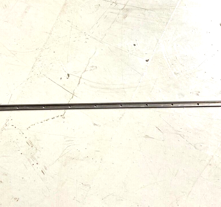 Bishop Wisecarver WZ-37 Steel Linear Rail Track 17-Holes 1235.2 mm - Maverick Industrial Sales