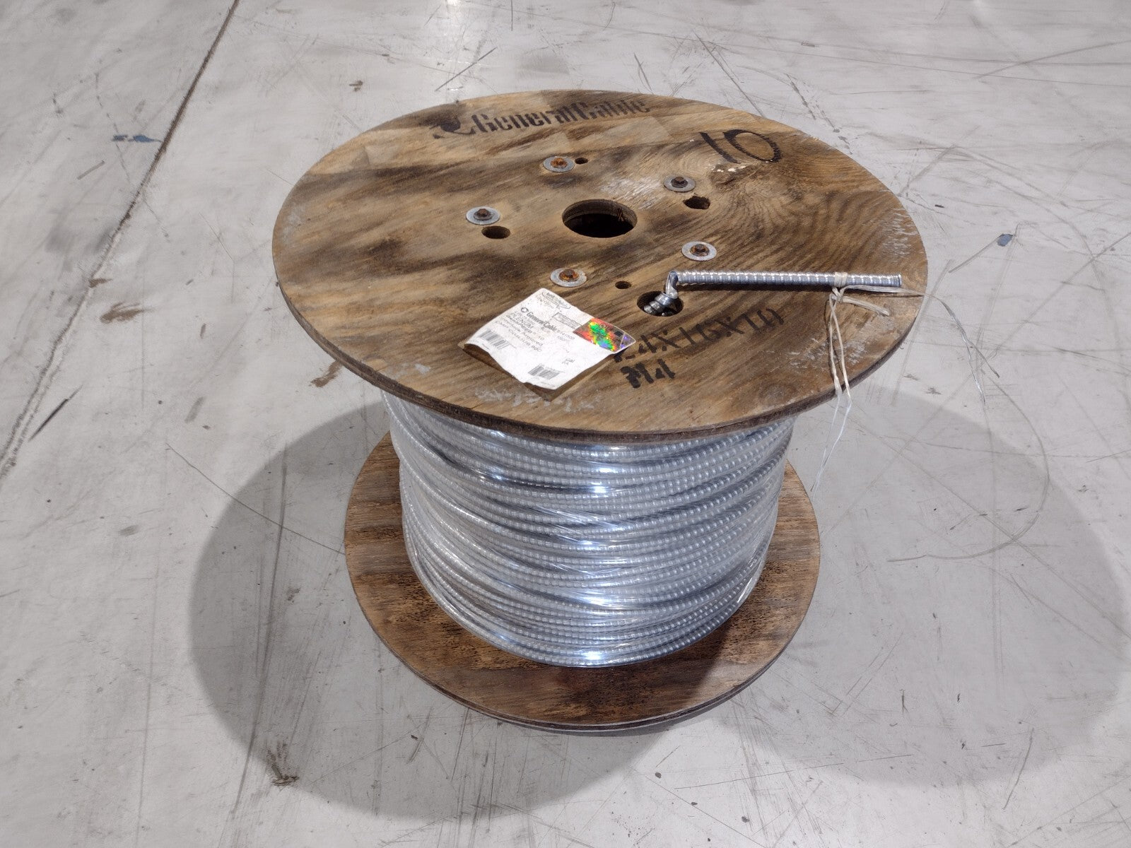 Prysmian 9141300 GenSPEED 10 Category 6A Interlock Armored Cable 1000FT, Cat 6 - Maverick Industrial Sales