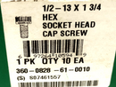 1/2"-13 x 1-3/4" Hex Socket Head Cap Screws 10PK 697264105949 LOT OF 2 - Maverick Industrial Sales