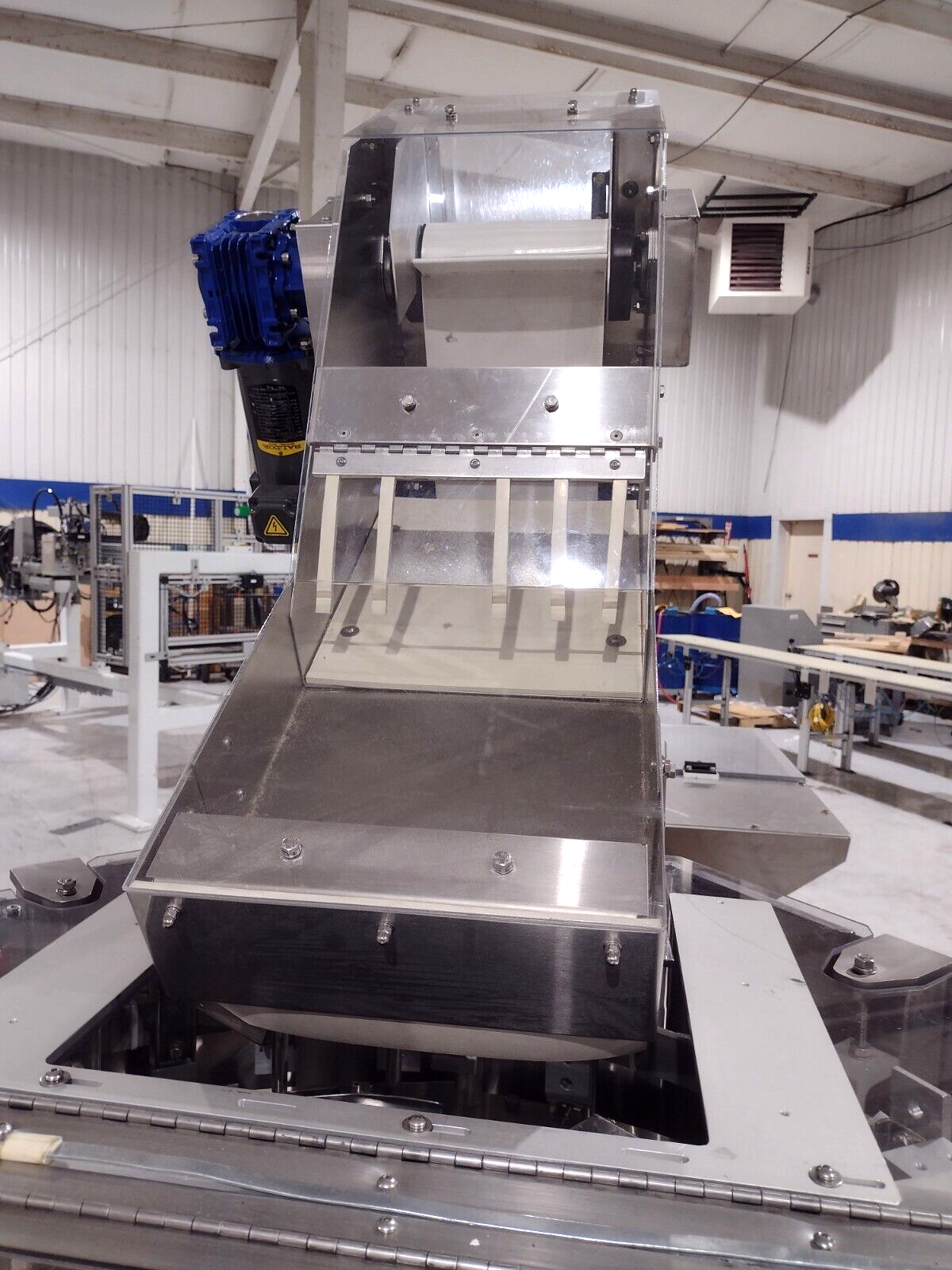 VBCLP-6, VEP-08 | Shibuya Hoppmann VBCLP-6 Centrifugal Vial Feed System, VEP-08 Pre-Feed Elevator - Used - Maverick Industrial Sales