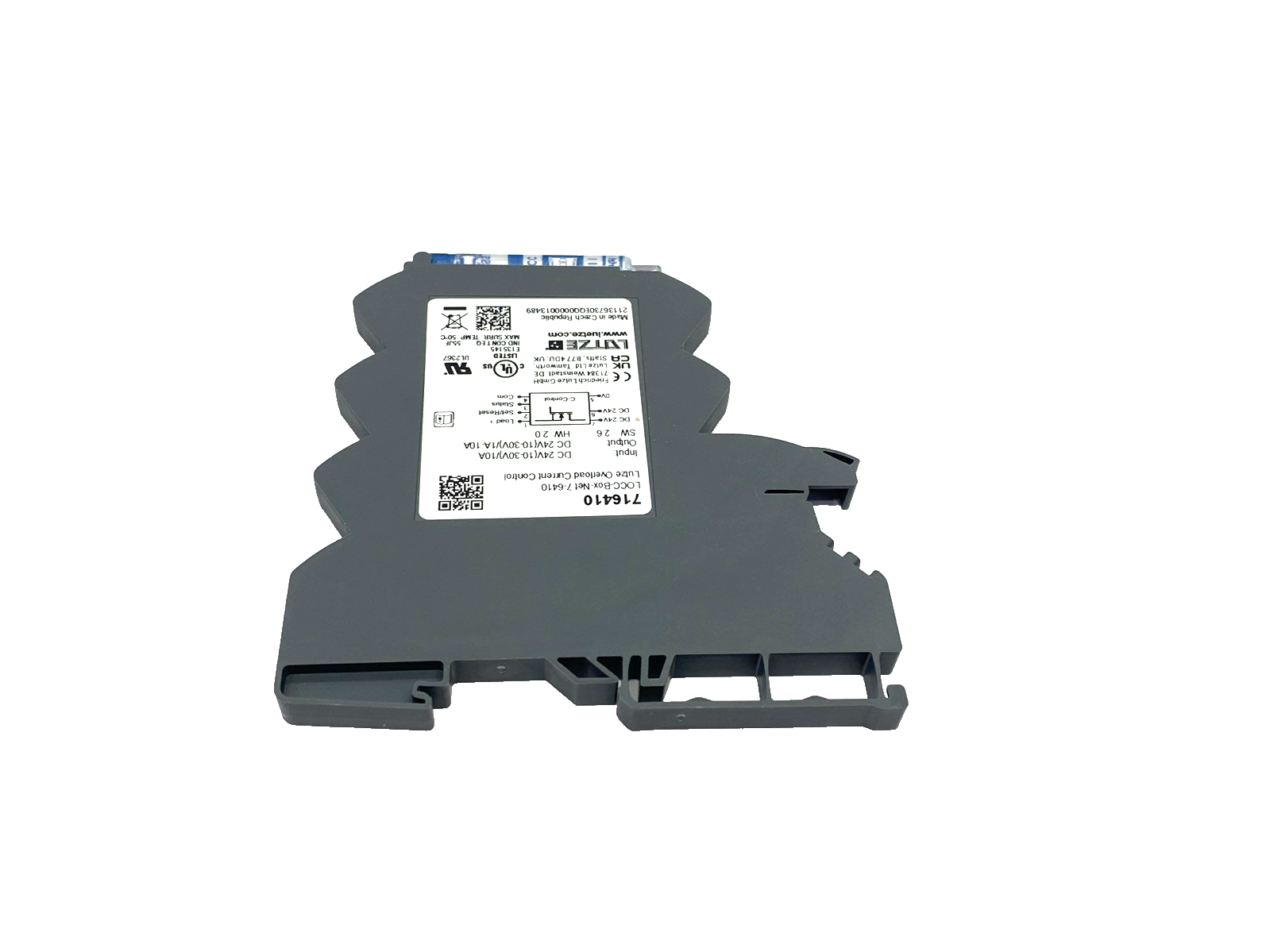 716410 | Lutze Load Monitoring Circuit Breaker DC 10A, LOCC-Box-Net 7-6410 - New – Open box - Maverick Industrial Sales