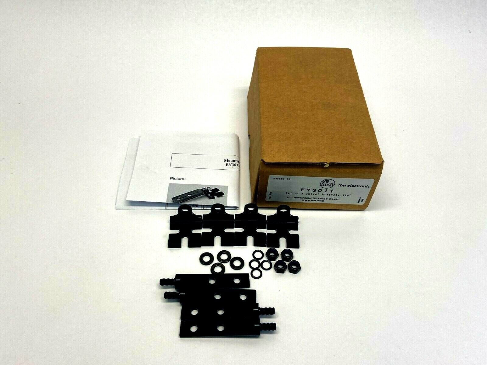 ifm EY3011 Rotatable Angle Brackets for Safety Light Curtains SET OF 4 - Maverick Industrial Sales