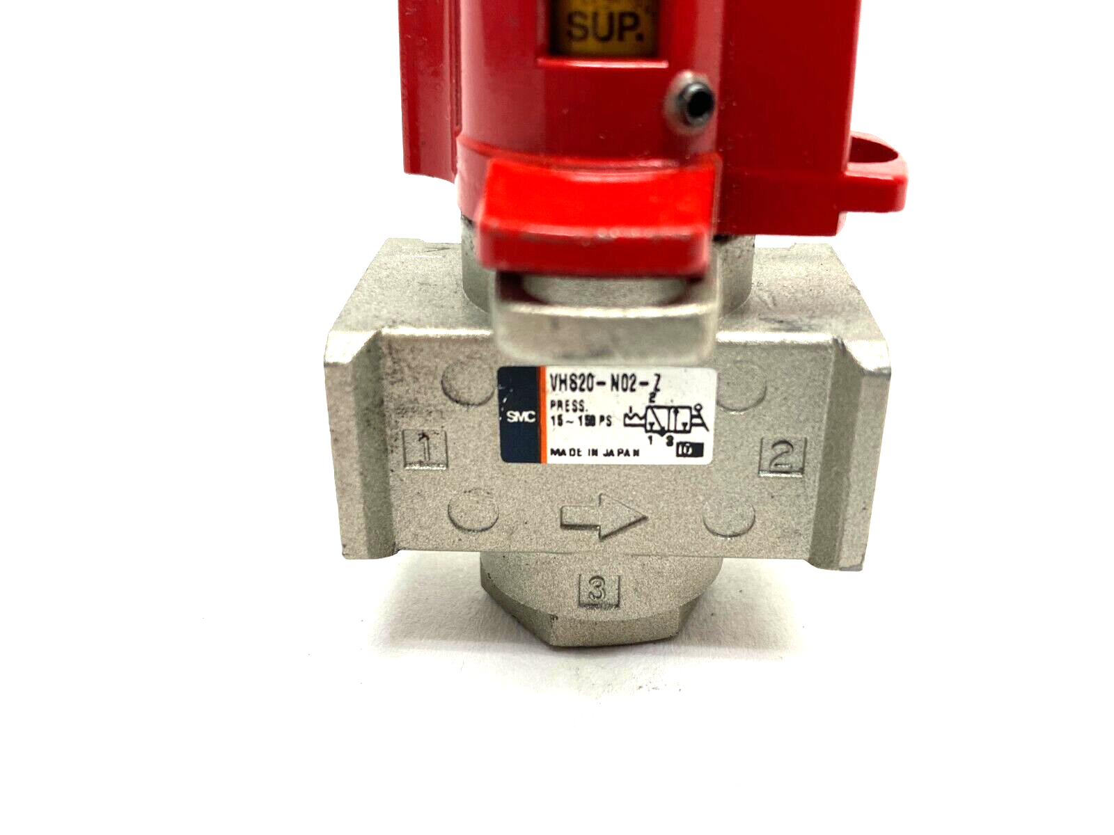 SMC VHS20-N02-Z Manual Lockout Valve 3-Port 1/4" NPT - Maverick Industrial Sales