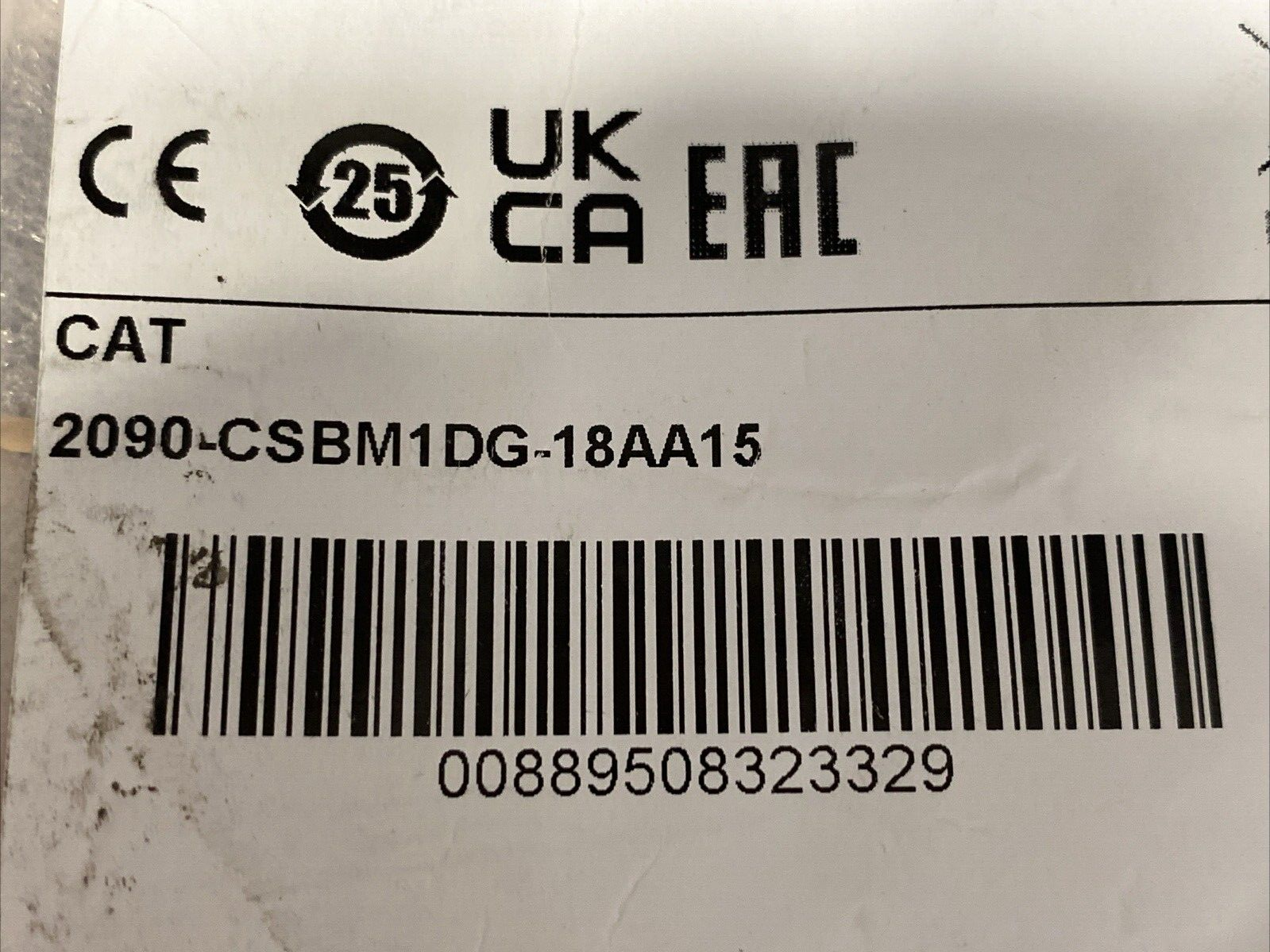 2090-CSBM1DG-18AA15 | Allen Bradley Cable Kinetix Single DSL Non-Flex TPE 18 AWG - New - Maverick Industrial Sales