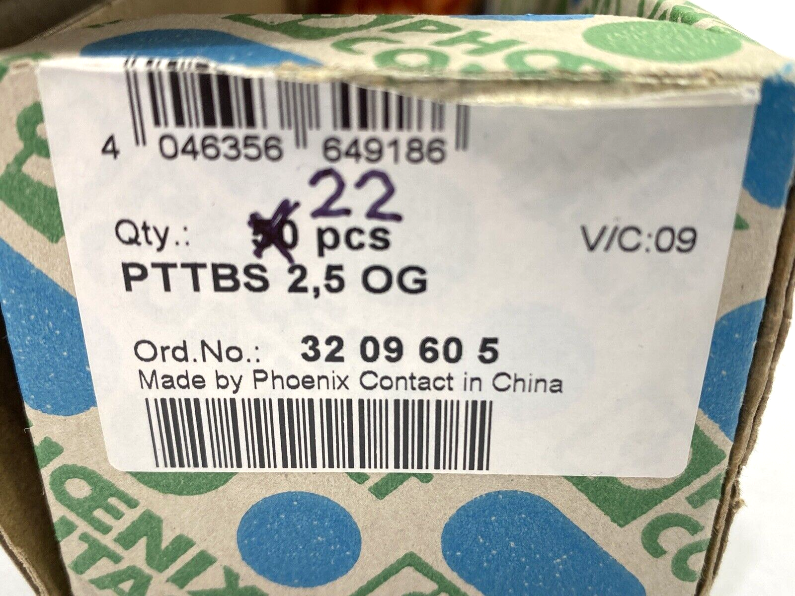 Phoenix Contact 3209605 Double-Level Terminal Block PTTBS 2,5 OG LOT OF 22 - Maverick Industrial Sales