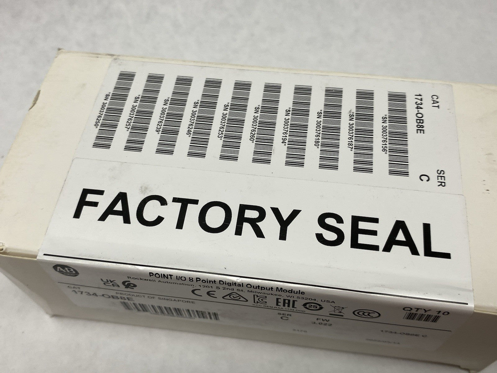 1734-OB8E | Allen Bradley Ser. C POINT I/O 8-Point Digital Output Module BOX OF 10 - New - Maverick Industrial Sales