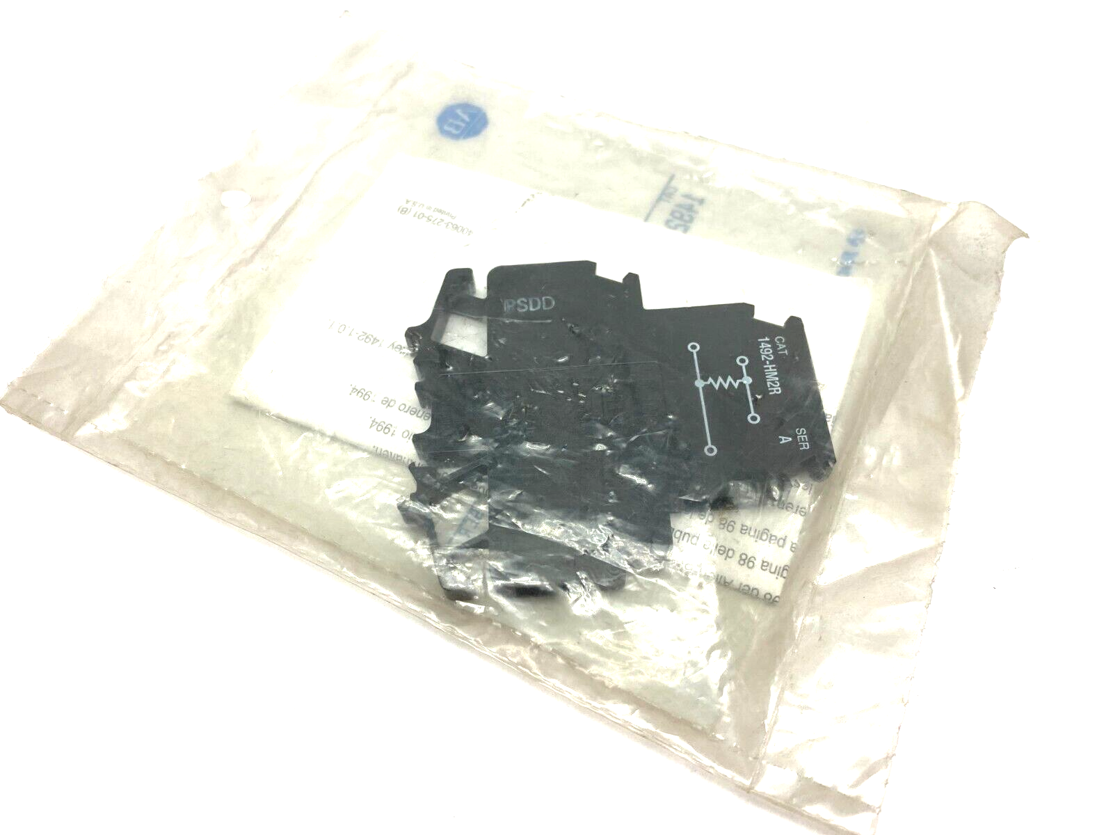 Allen Bradley 1492-HM2RA202 Ser. A Double Circuit Resistor Terminal Block, BLACK - Maverick Industrial Sales