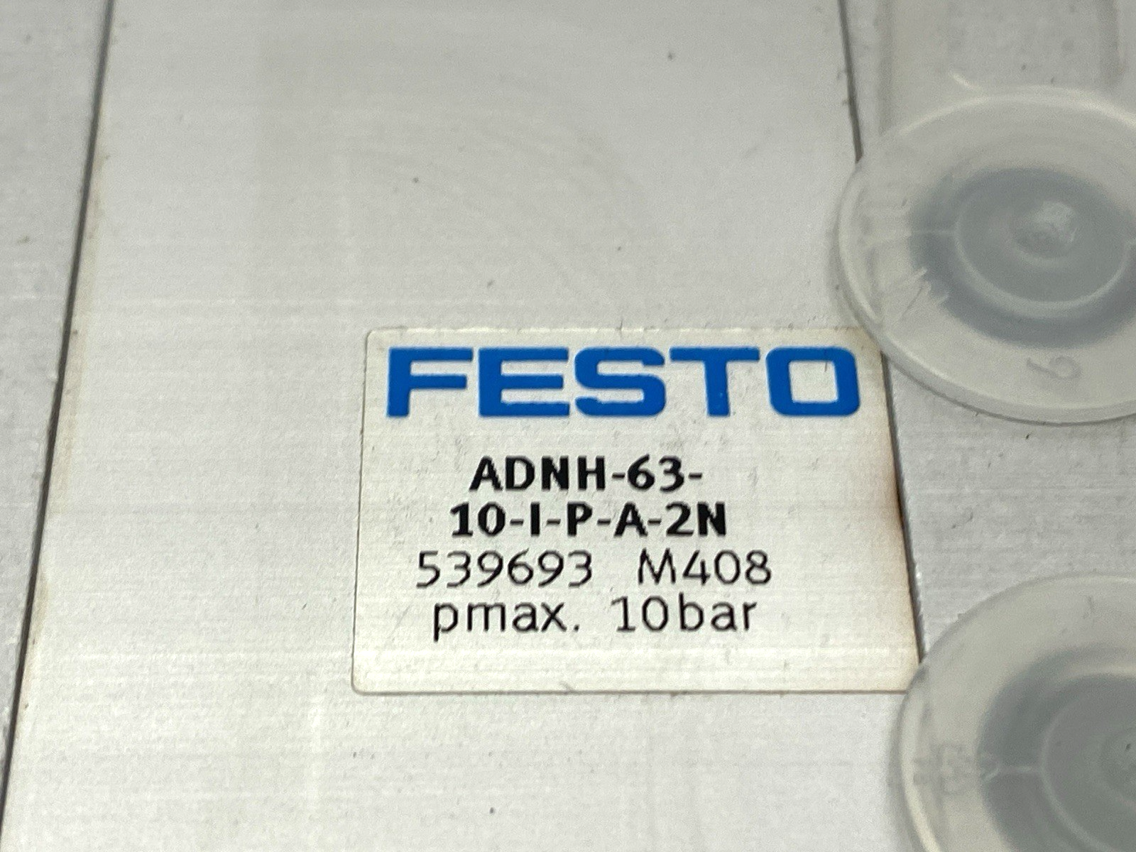 Festo ADNH-63-10-I-P-A-2N Pneumatic Cylinder 63mm Bore 10mm Stroke 539693 - Maverick Industrial Sales