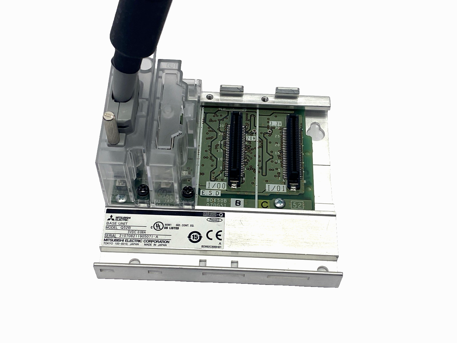 Mitsubishi Q52B Extension Base Unit/Rack, 2 I/O Slots - Maverick Industrial Sales