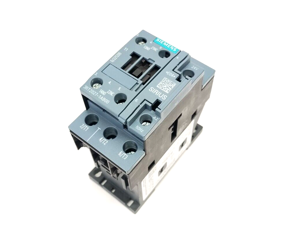 Siemens 3RT2027-1AB00 Power Contactor AC-3e/AC-3 32A 15kW 3P 24VAC - Maverick Industrial Sales