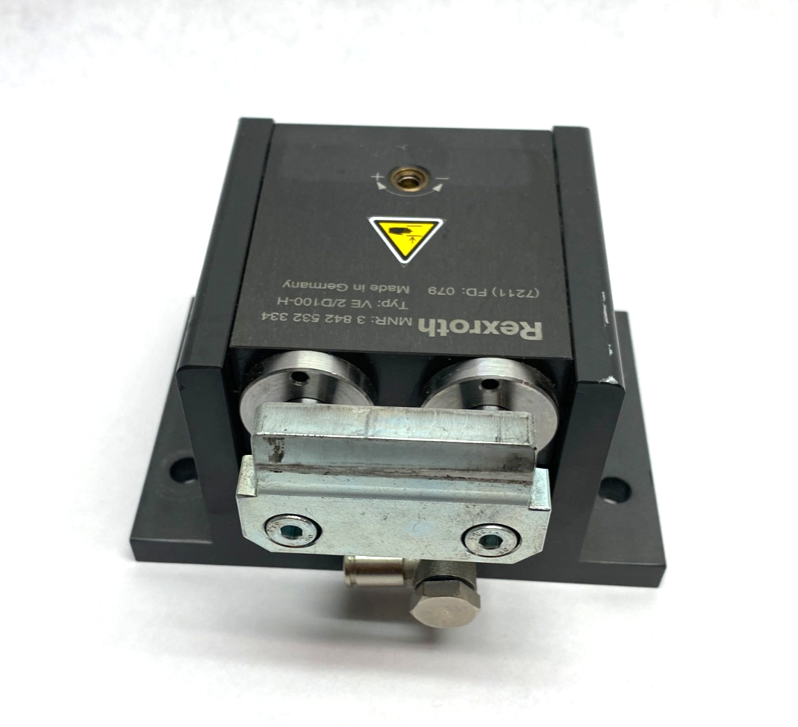 3842532334 | Bosch Rexroth Pneumatic Stop Gate Unit VE 2/D100-H - Used - Maverick Industrial Sales