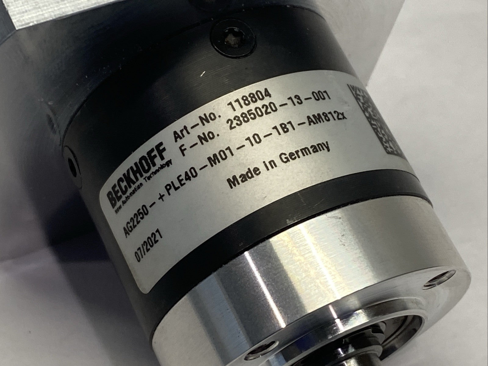 Beckhoff AG2250-+PLE40-M01-10-1B1-AM812x 1-Stage Planetary Gear Unit 10:1 - Maverick Industrial Sales