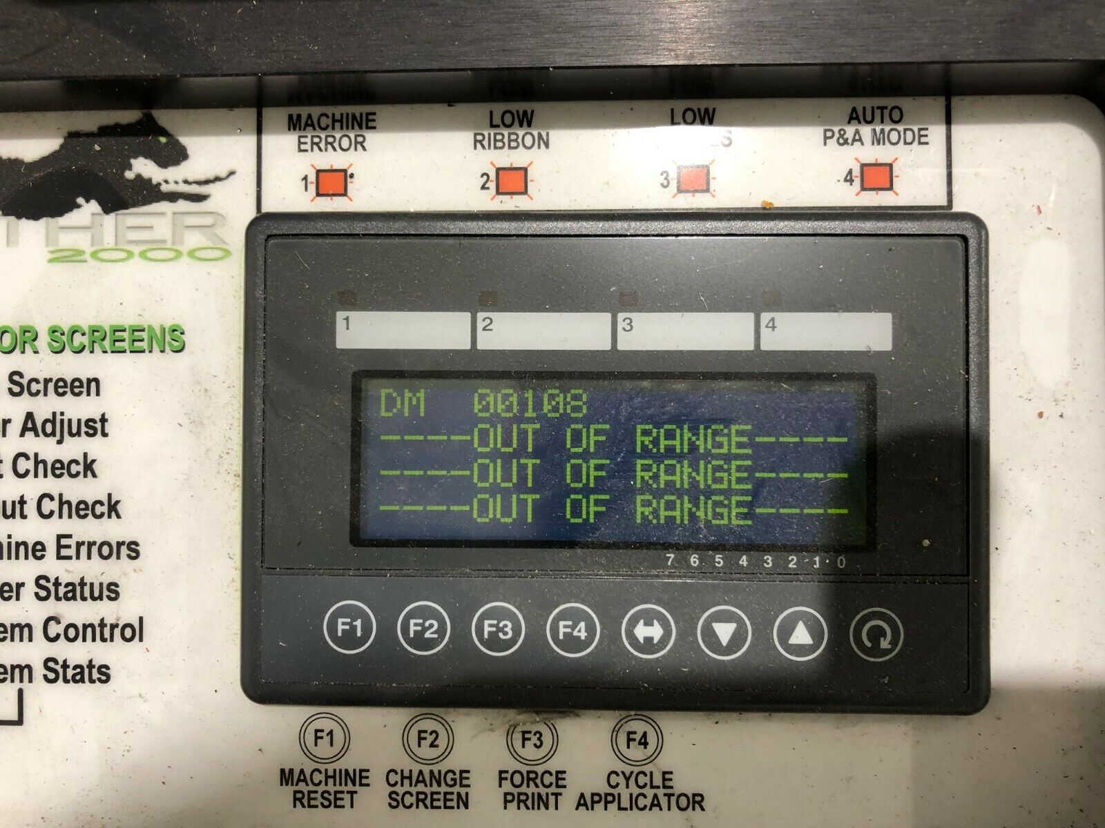 Panther 2000 Print & Apply Labeling System Datamax O'Neil Printer and Labeler - Maverick Industrial Sales
